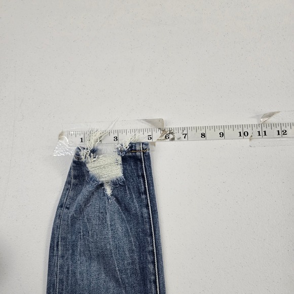 Buckle Black Ankle Skinny Jeans Distressed Frayed Hem Women's Size‎ 29x25 - Picture 5 of 9